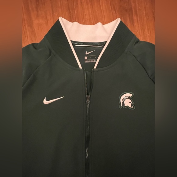 Nike Green Michigan State Spartans Sideline Performance Full-Zip Jacket - Picture 3 of 4